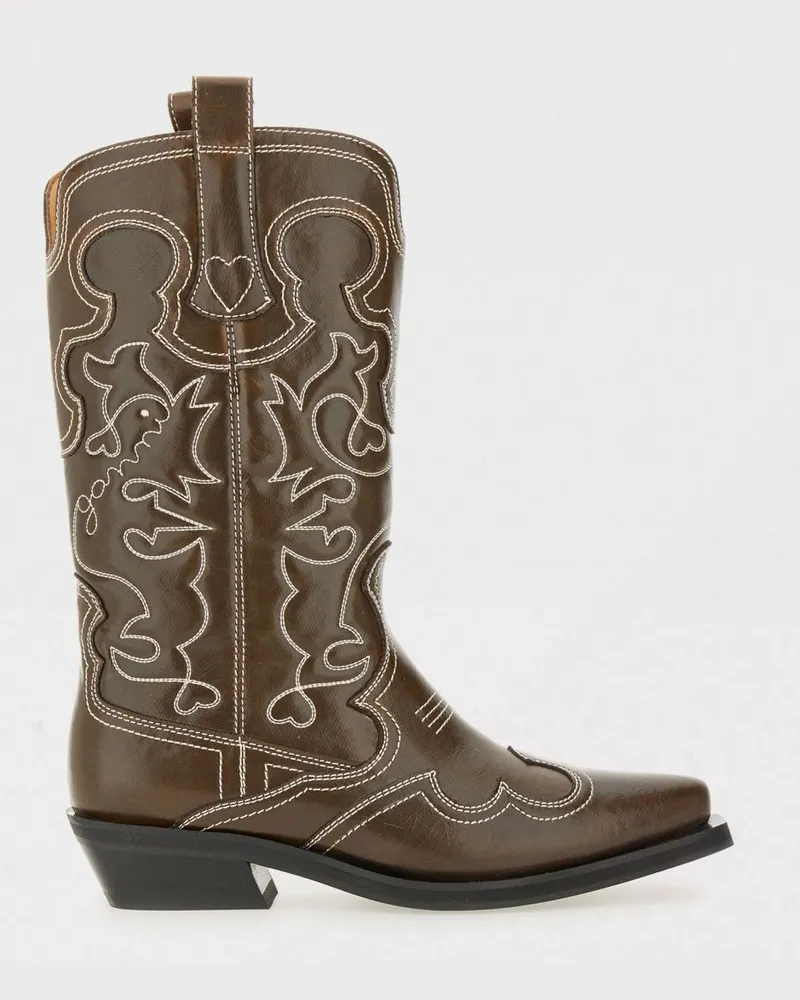 Ganni Stiefel damen Schwarz