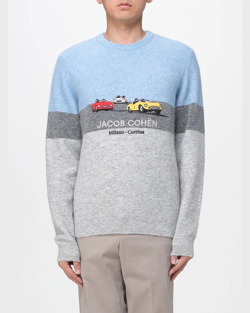 Jacob Cohën Pullover herren Hellblau
