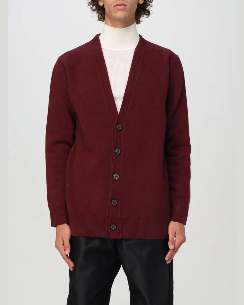 Maison Margiela Pullover herren Burgunderrot