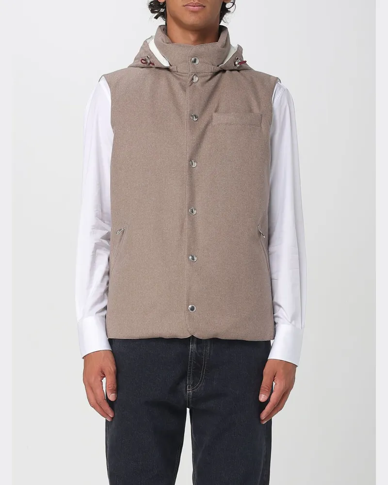 Brunello Cucinelli Jacke herren Sand