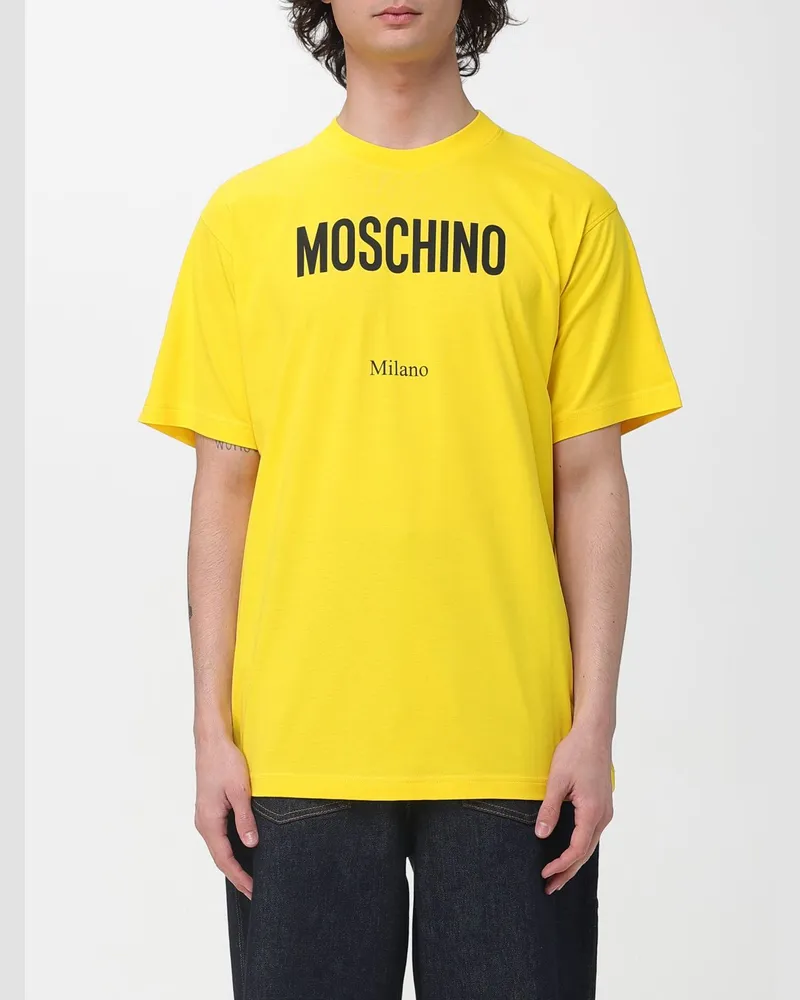 Moschino T-shirt herren Gelb