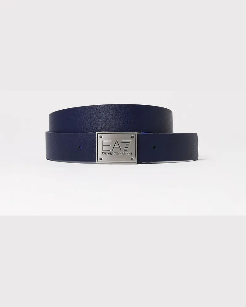 EA7 Grtel herren Blau