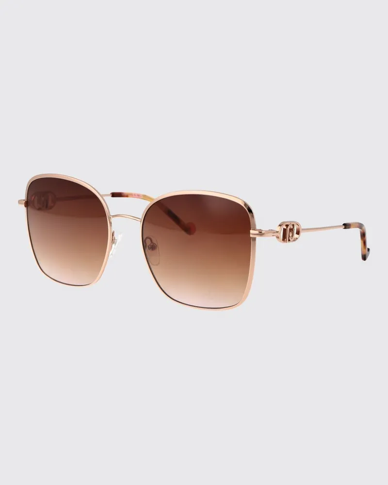 Liu Jo LJ155S Sonnenbrille aus Metall Rose