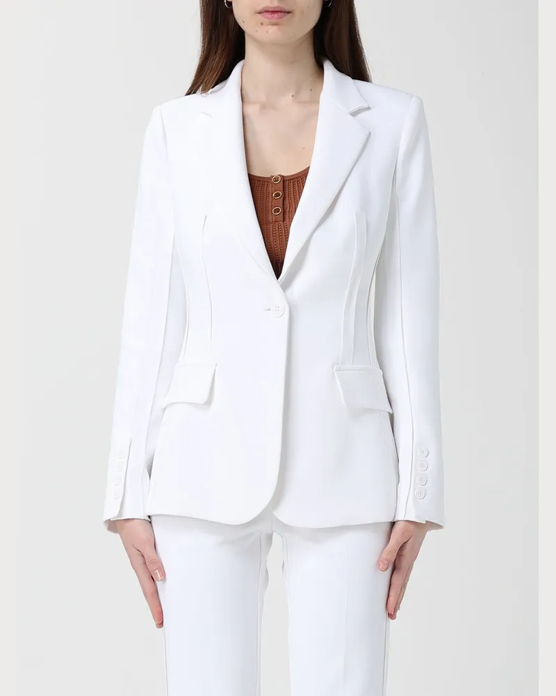 Elisabetta Franchi Jacke damen Weiß