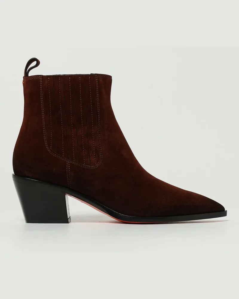 Santoni Flache stiefeletten damen Braun