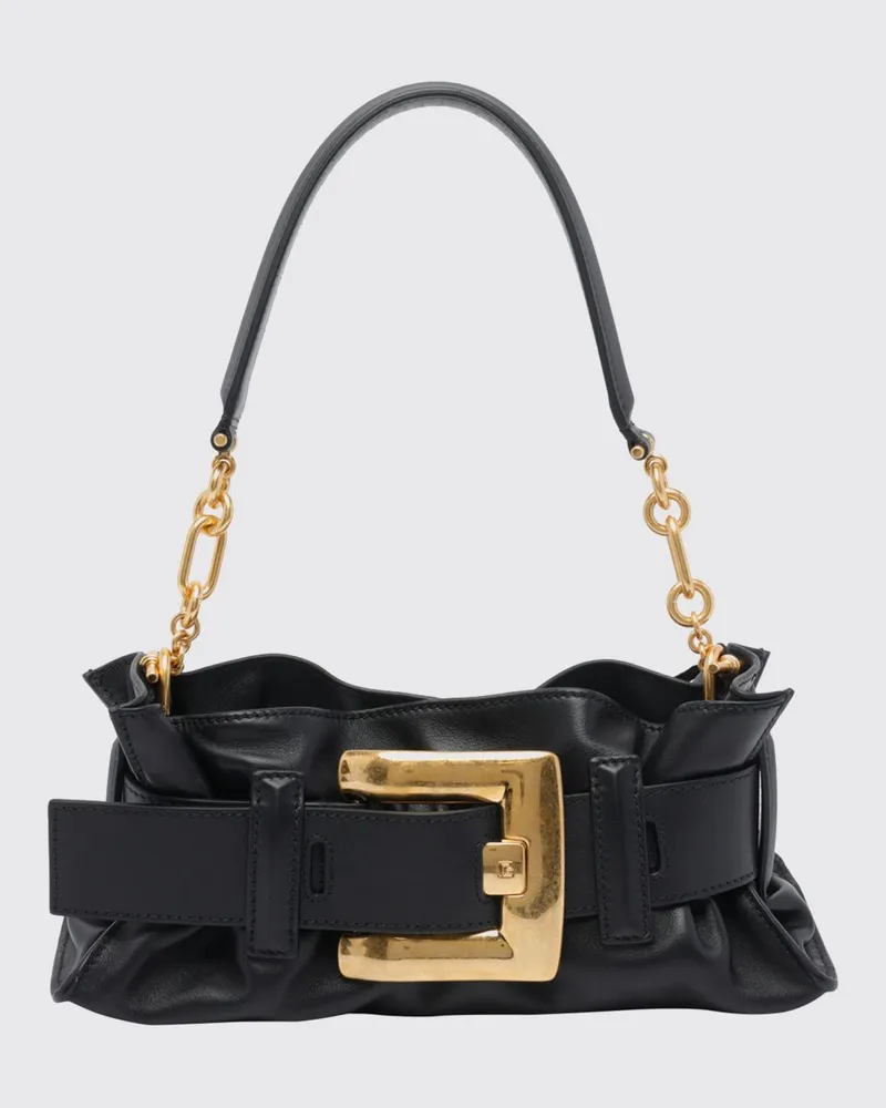 Balmain Schultertasche damen Schwarz