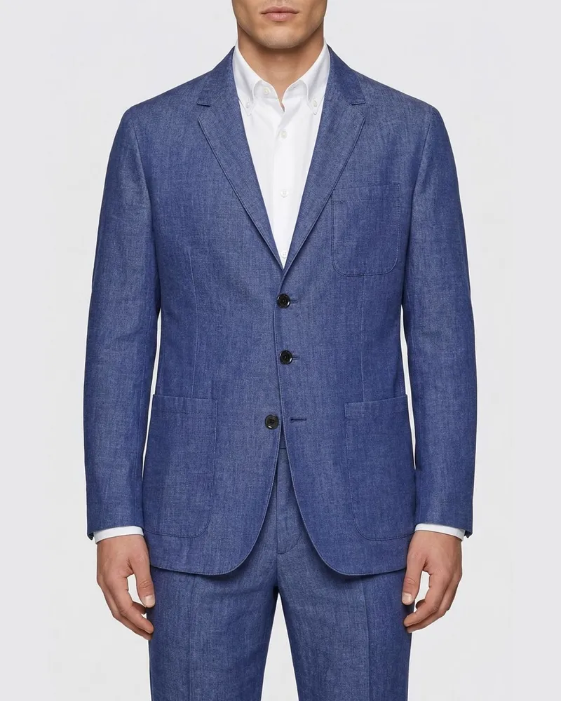 Boglioli Jacke herren Blau