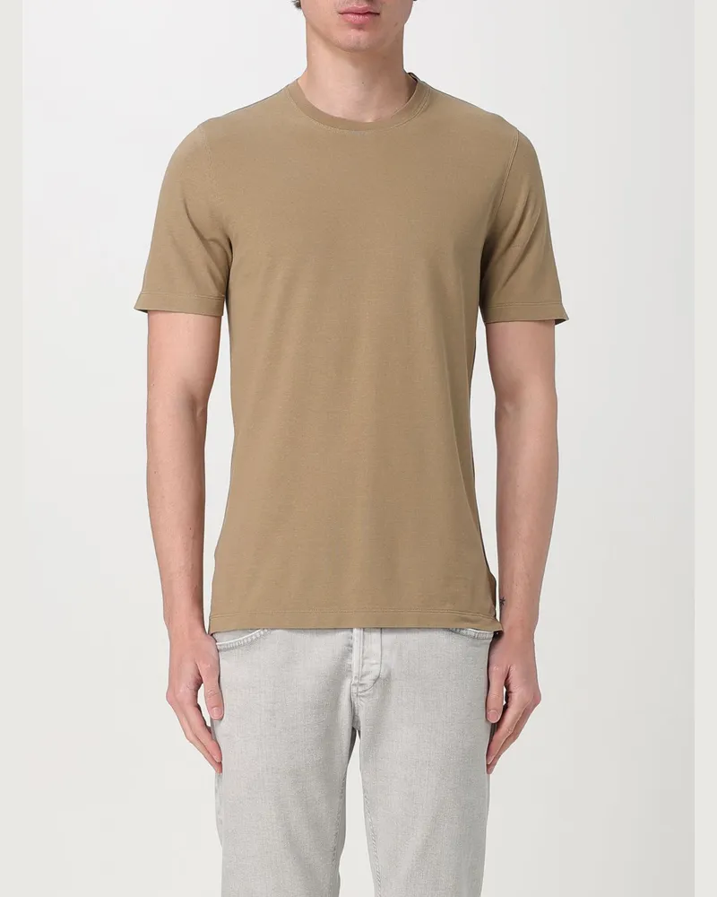 Zanone T-shirt herren Ecru