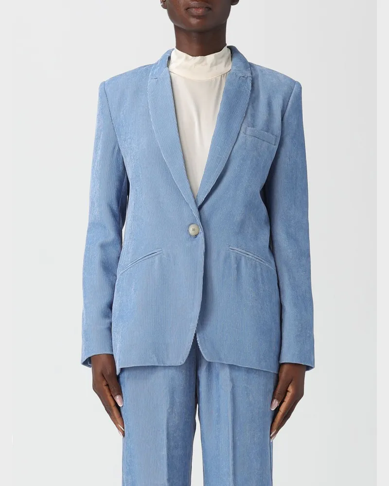 forte_forte Blazer damen Hellblau