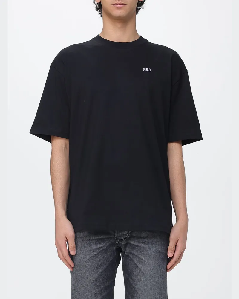 Diesel T-shirt herren Schwarz