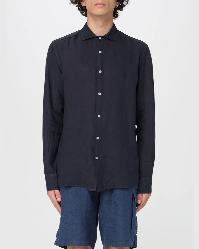 MC2 Saint Barth Hemd herren Navy