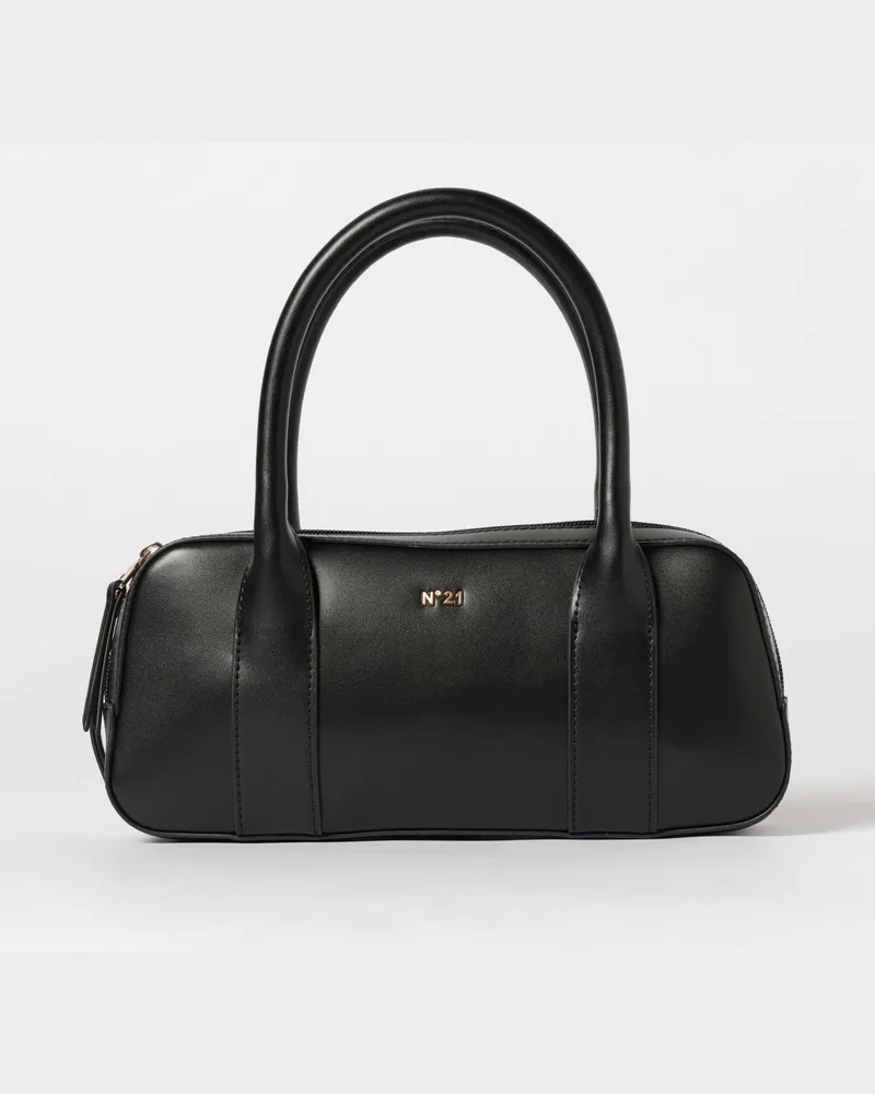 N° 21 Tasche aus Kunstleder Schwarz