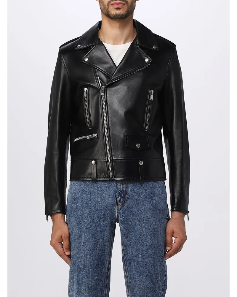 Saint Laurent Jacke herren Schwarz