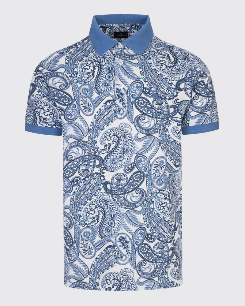 Etro Polo herren Blau