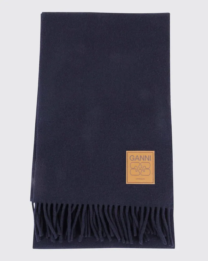 Ganni Schal damen Himmelblau