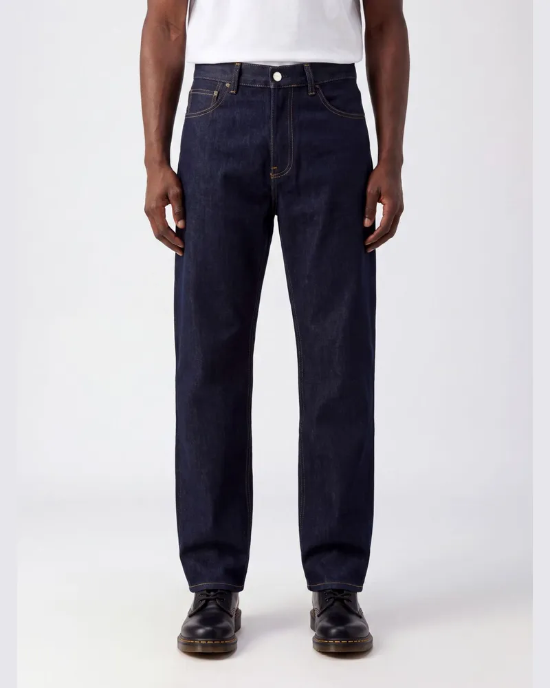 Carhartt WIP Payson Wide Leg Jeans aus recyceltem Baumwolldenim Schwarz