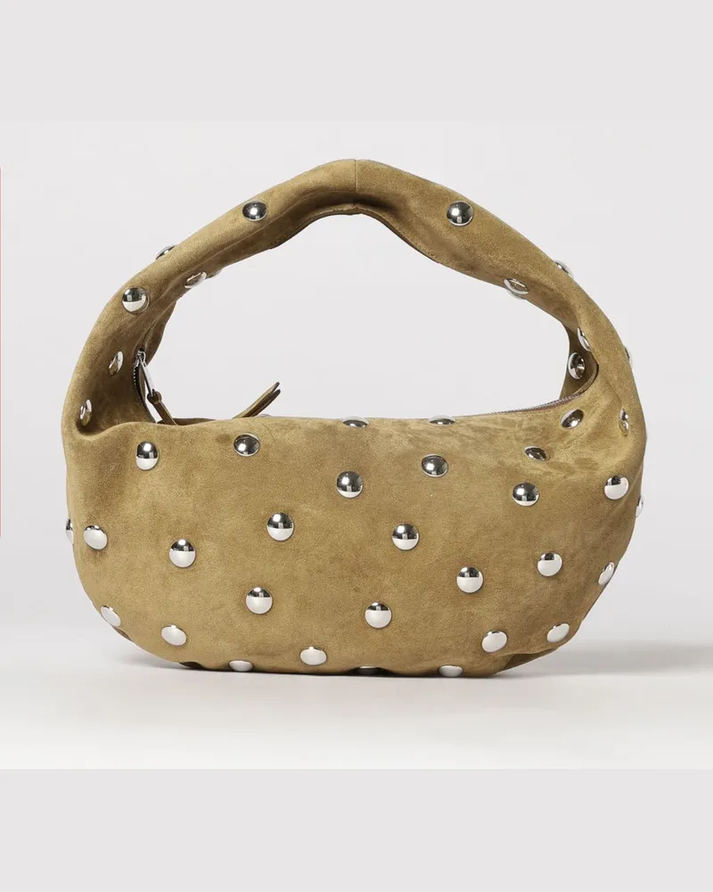 KHAITE Olivia Tasche aus Wildleder Grün