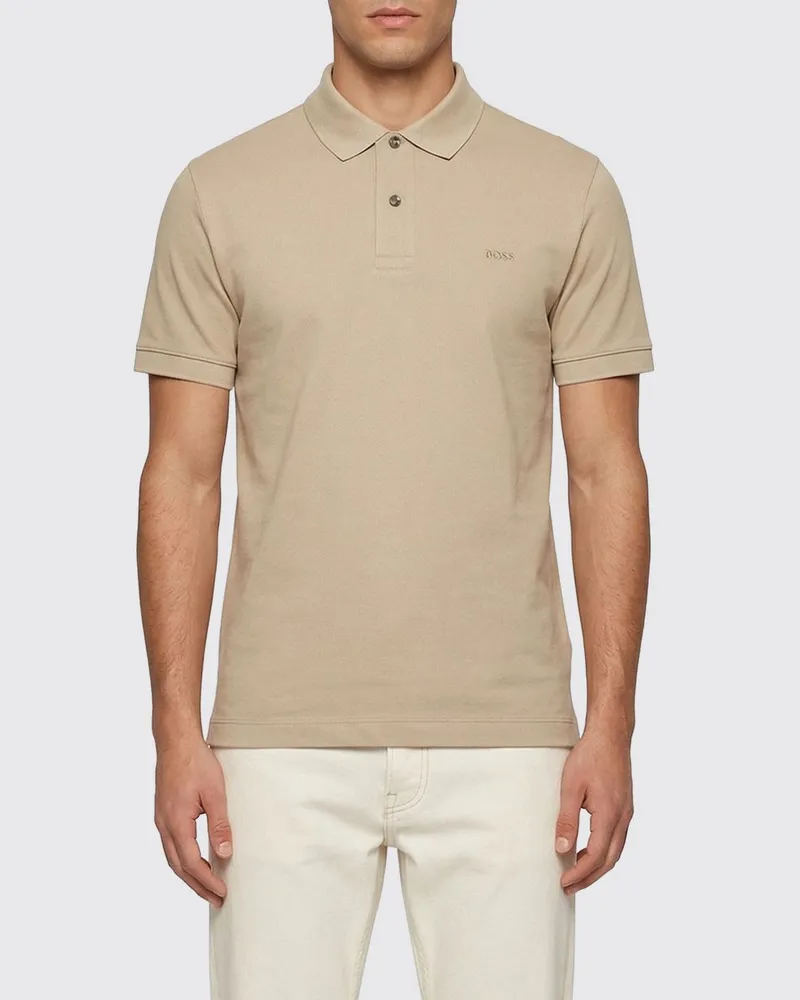 HUGO BOSS Polo herren Beige