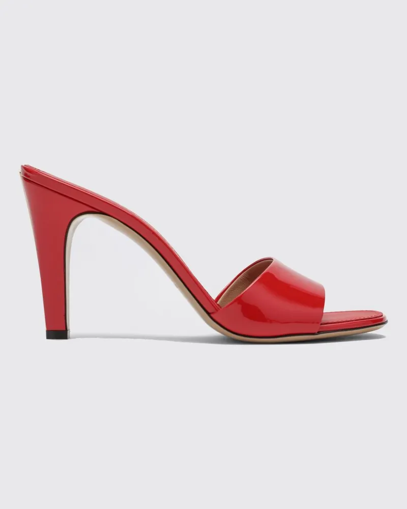 Ferragamo Lackleder-Mules Rot
