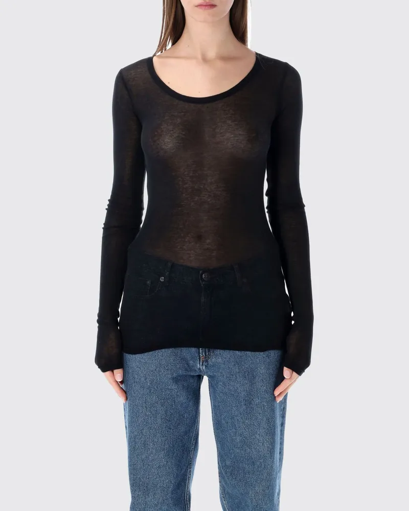 American Vintage T-shirt damen Schwarz