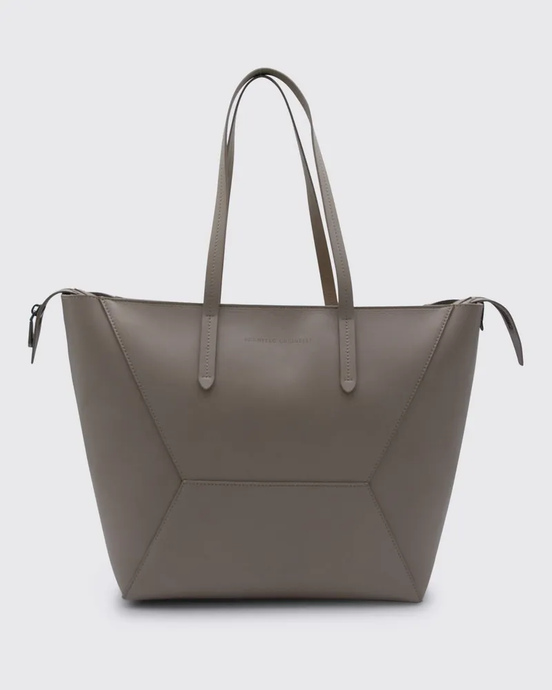 Brunello Cucinelli Schultertasche damen Grau