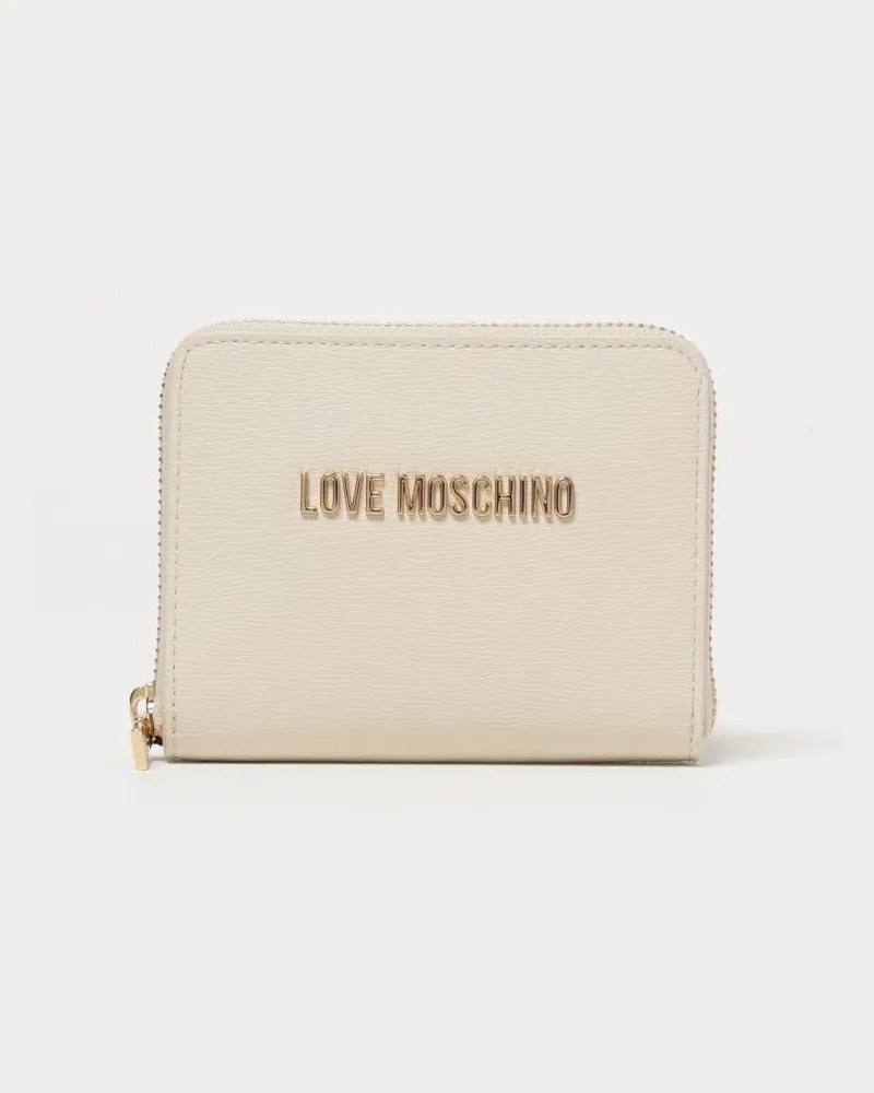 Moschino Geldbeutel damen Ivory