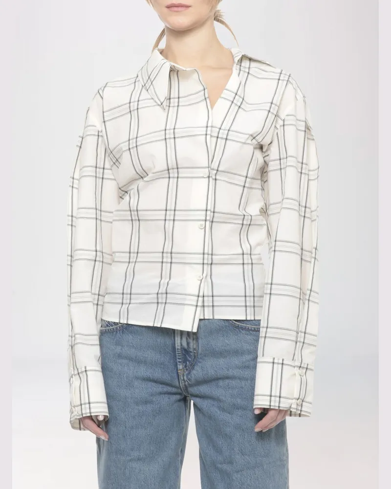 ATTICO Hemdbluse damen Ivory