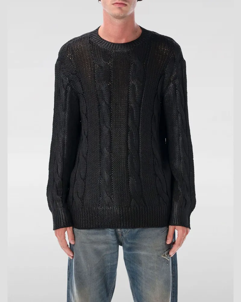 Diesel Pullover herren Schwarz
