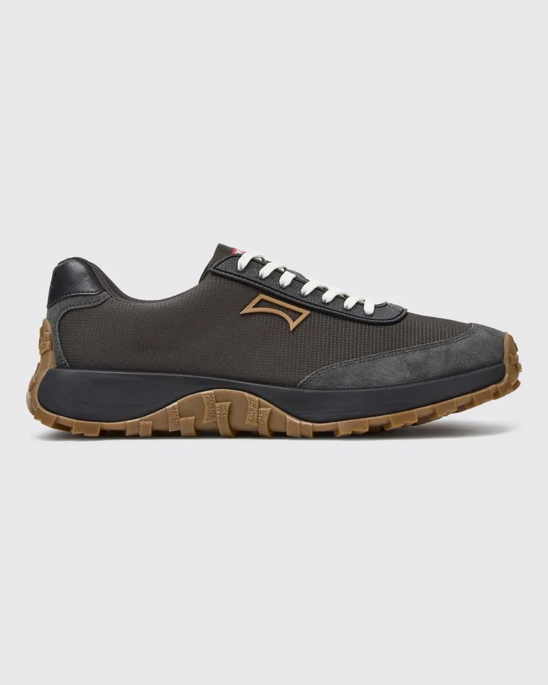 Camper Drift Trail Sneaker aus Leder und Nubuk mit Vibram-Sohle Grau