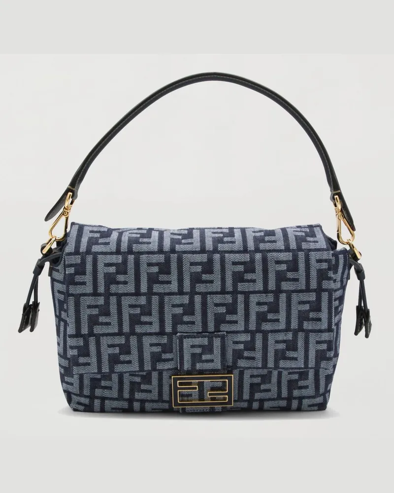 Fendi Schultertasche damen Denim