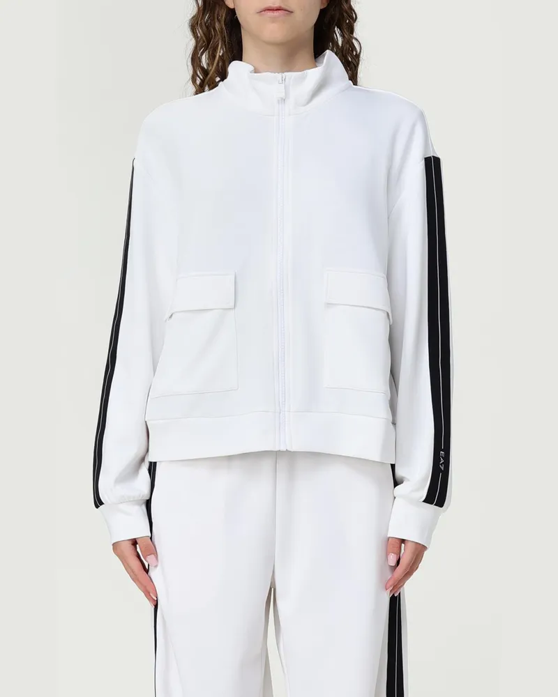 EA7 Pullover damen Weiß