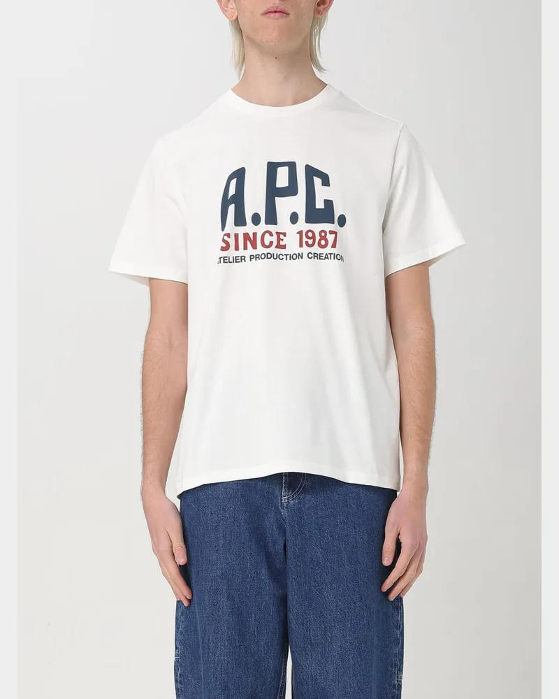 A.P.C. T-shirt herren Weiß