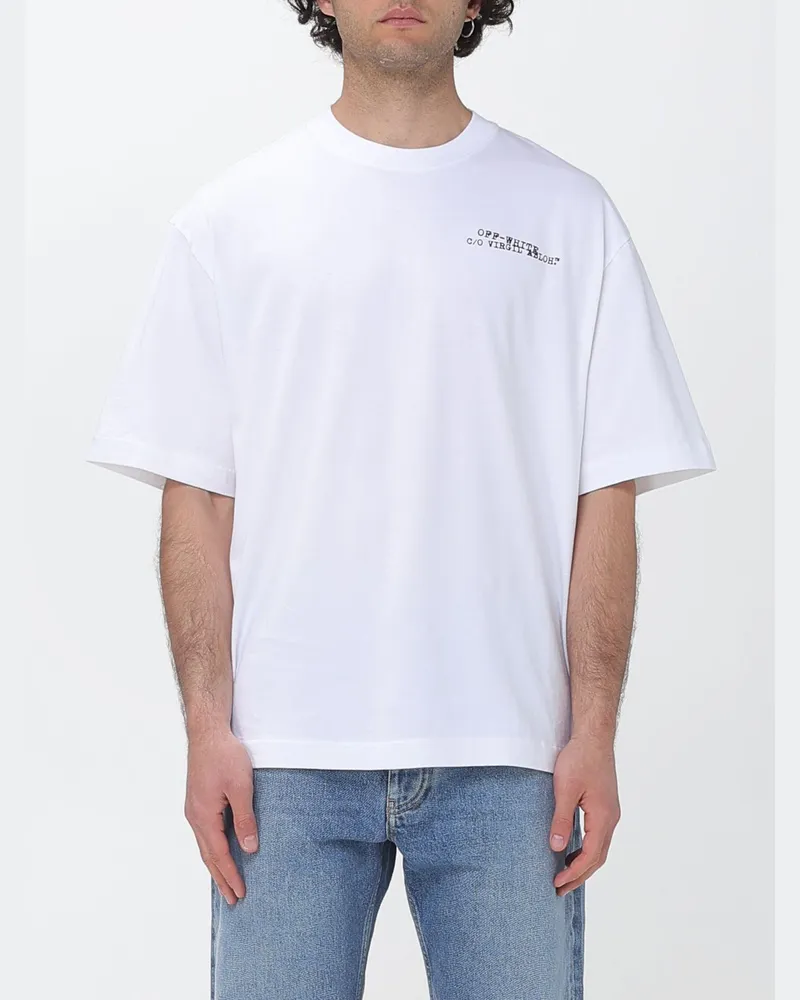 OFF-WHITE T-shirt herren Weiß