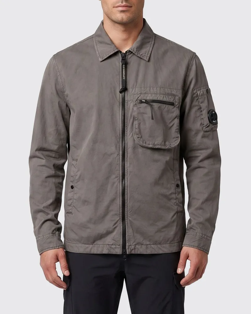 C.P. Company Panama-R Overshirt aus technischem Gewebe Grau
