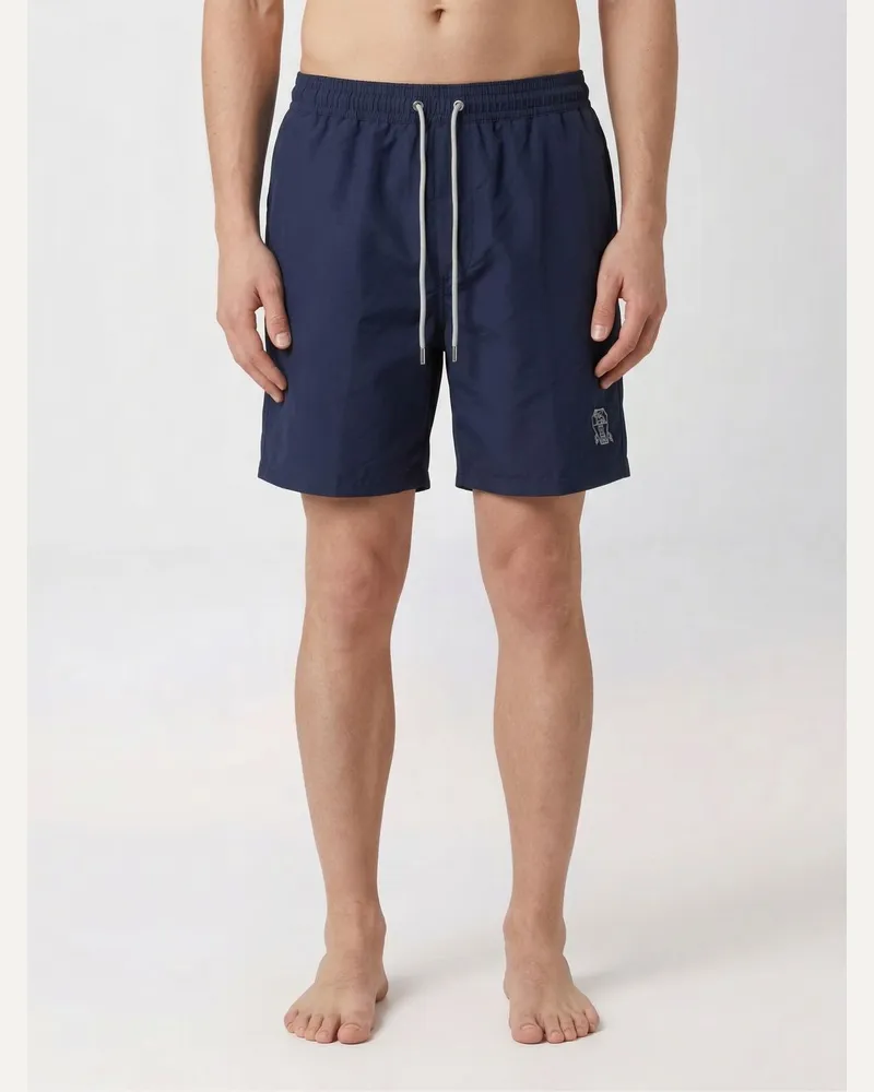Brunello Cucinelli Bademode herren Navy
