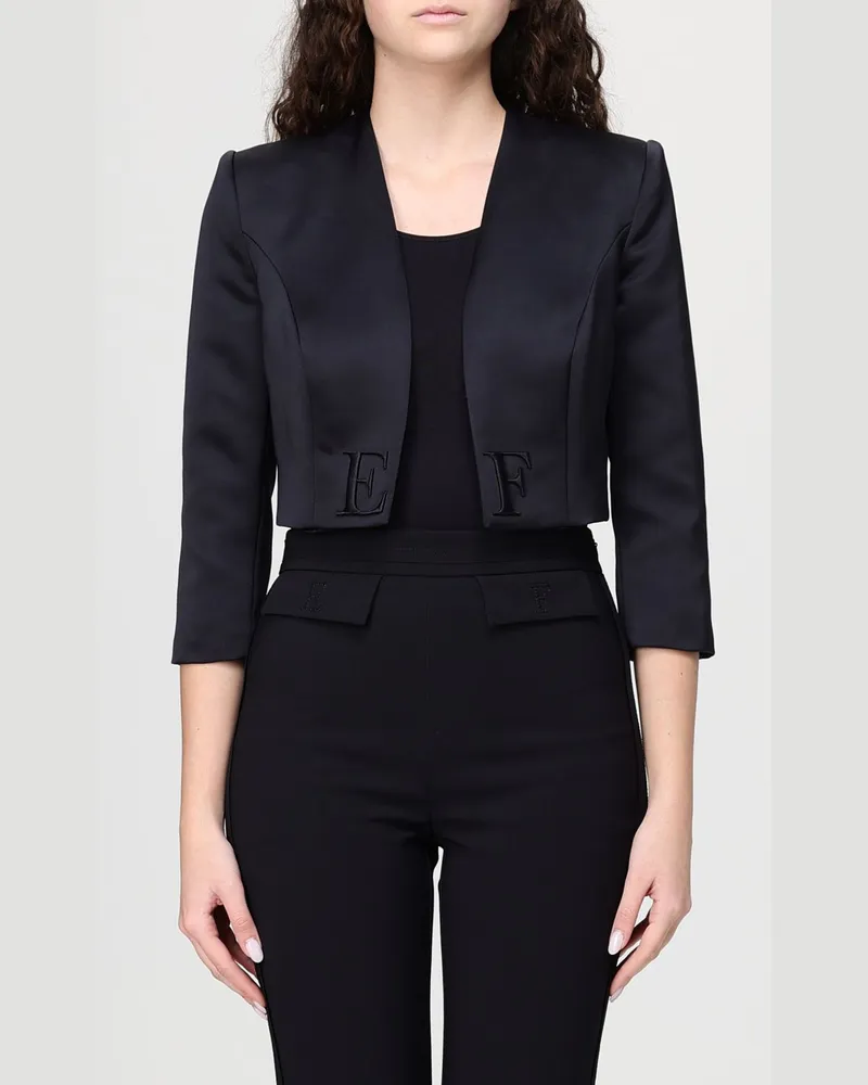 Elisabetta Franchi Jacke damen Schwarz
