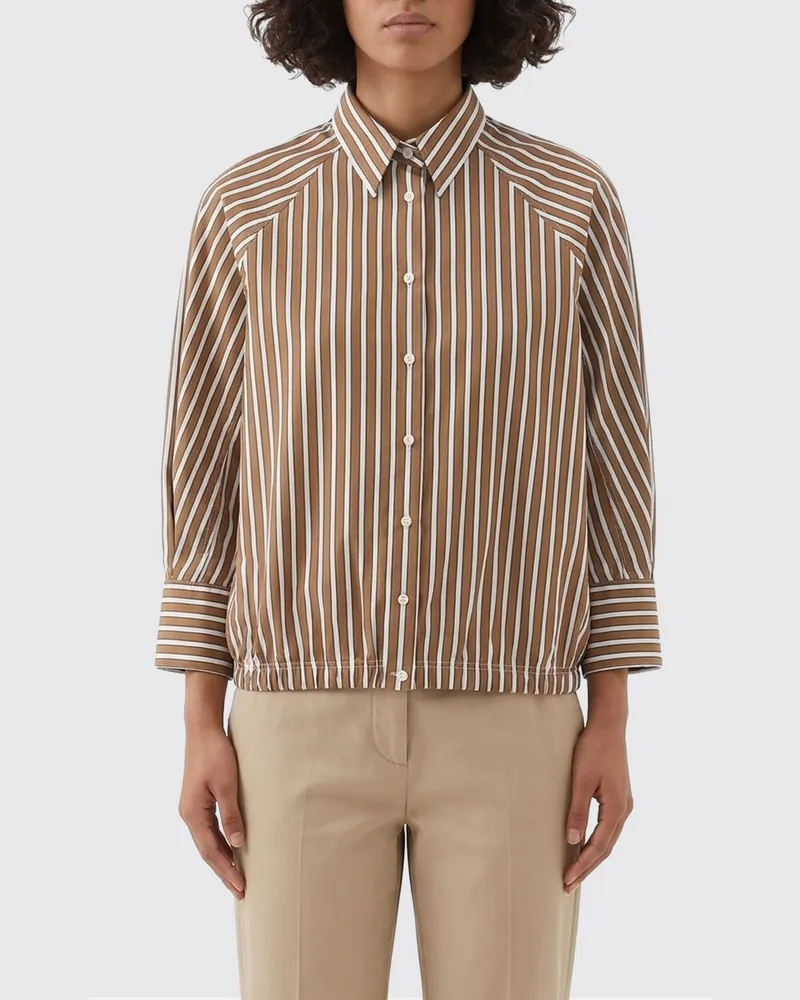 Brunello Cucinelli Hemdbluse damen Braun
