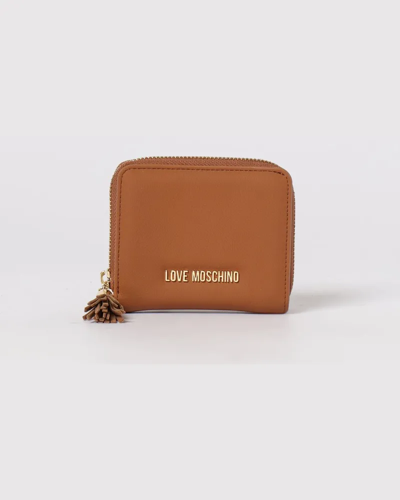 Moschino Geldbörse damen Braun