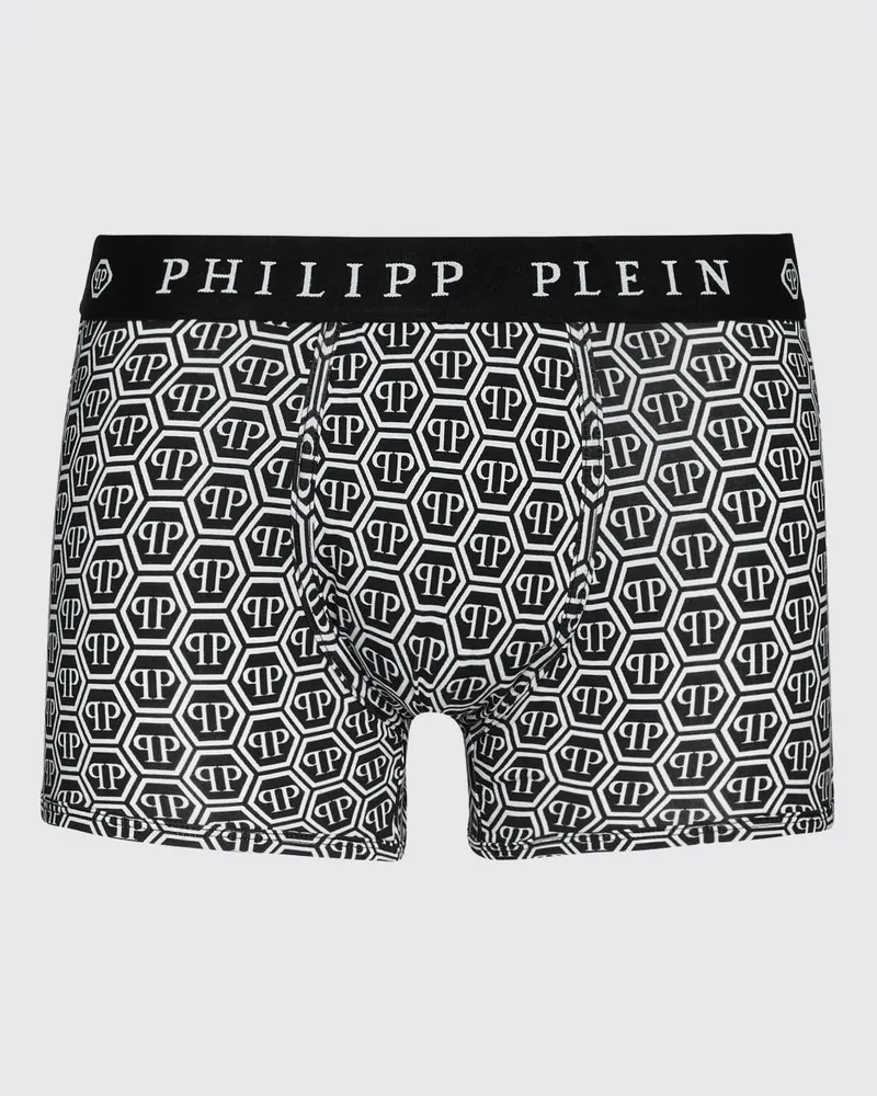 Philipp Plein Boxershorts aus Stretch-Baumwolle mit Logo Schwarz