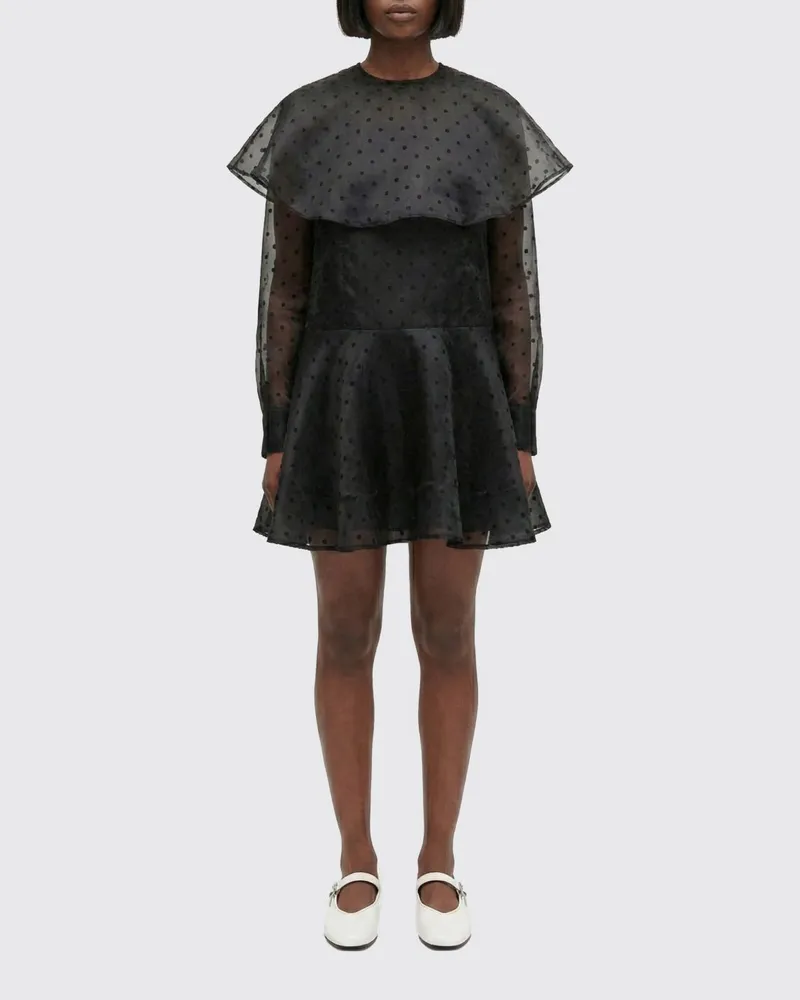 Ganni Kleid damen Schwarz