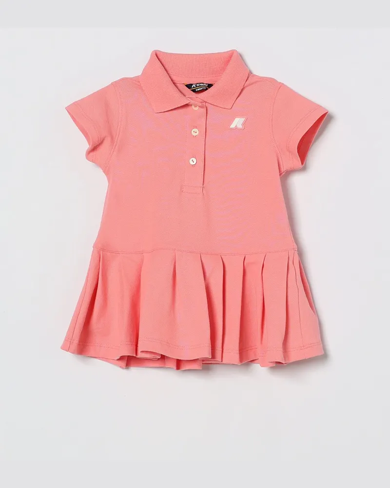 K-Way Baumwollmisch-Polokleid Geranium
