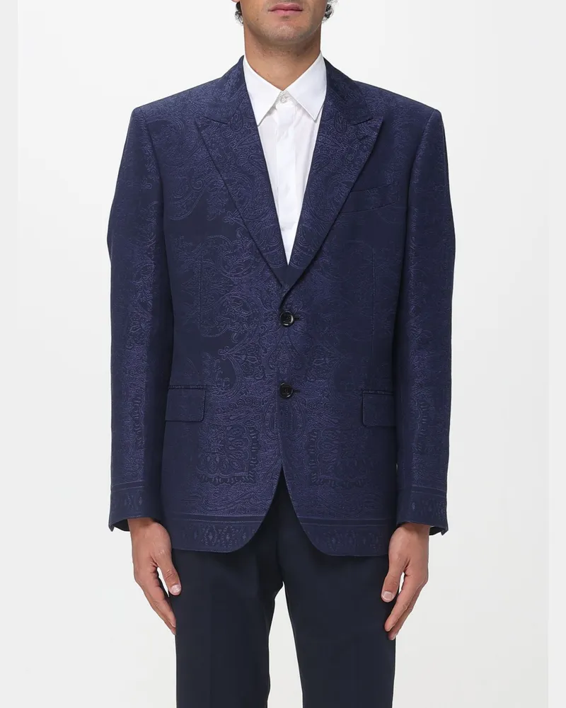 Etro Jacke herren Blau