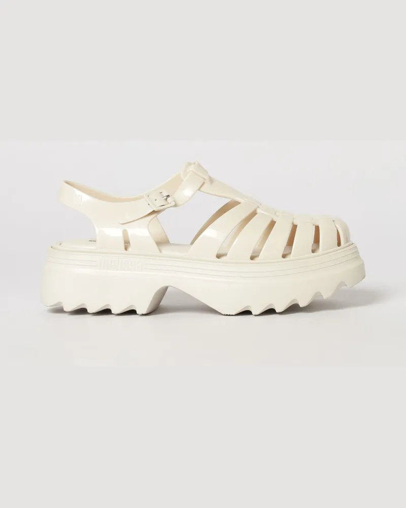 Melissa Possession II Plateau-Sandalen aus PVC mit mittlerem Absatz Beige