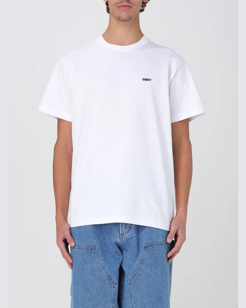Obey T-shirt herren Weiß