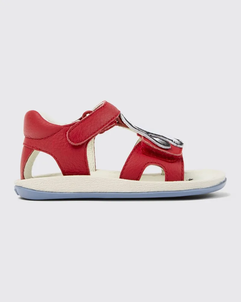 Camper Twins Moomin Leder Sandale Rot