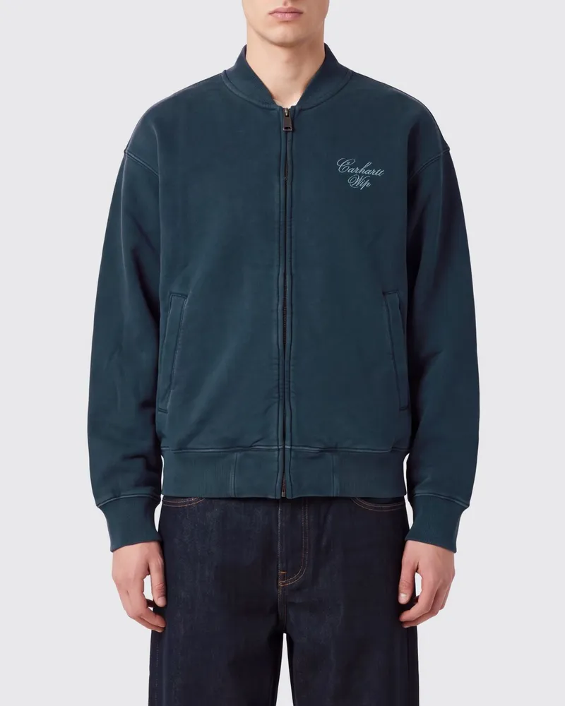 Carhartt WIP Bomberjacke aus Baumwolle mit gesticktem Logo und Reißverschluss Bunt