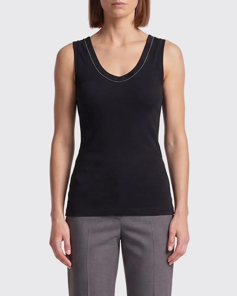 Brunello Cucinelli Top damen Schwarz