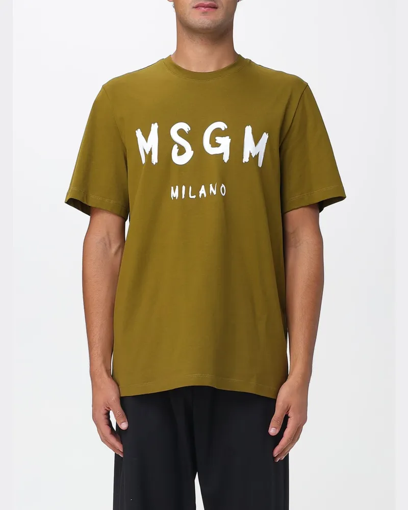 MSGM T-shirt herren Olive