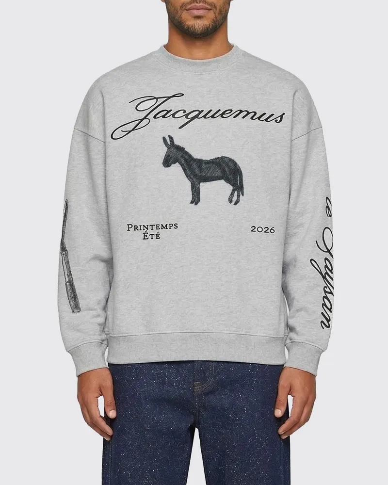 Jacquemus Sweatshirt herren Grau