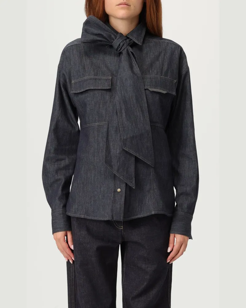 Brunello Cucinelli Top damen Blau